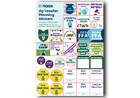 Ag Teacher Planning Sticker Sheets (50 pack) - click to view larger image