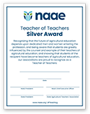 Teacher of Teachers Certificate - Silver - click to view larger image