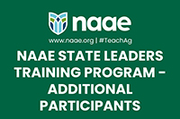 2025 NAAE State Leaders Training Program - additional participants - click to view larger image